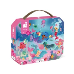 Janod Puzzle Les Sirènes 24 pièces* Puzzles Fabriqués En France|Puzzles 20 À 49 Pièces