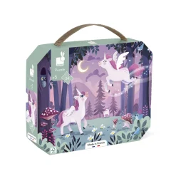 Janod Puzzle Licornes 54 pièces* Puzzles Fabriqués En France|Puzzles 50 À 149 Pièces