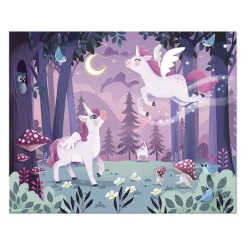 Janod Puzzle Licornes 54 pièces* Puzzles Fabriqués En France|Puzzles 50 À 149 Pièces