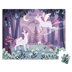 Janod Puzzle Licornes 54 pièces* Puzzles Fabriqués En France|Puzzles 50 À 149 Pièces