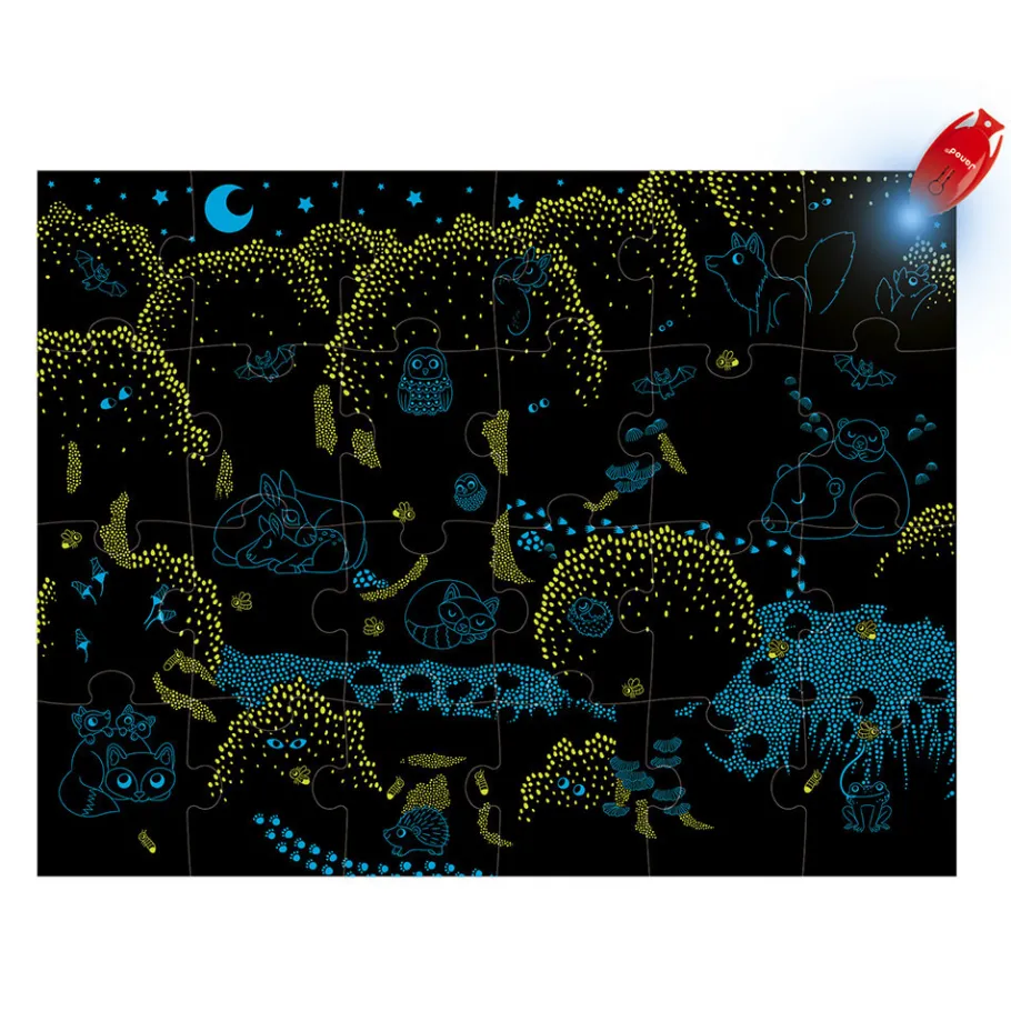 Janod Puzzle Magique la Forêt 24 pièces* Puzzles Éducatifs|Puzzles 20 À 49 Pièces