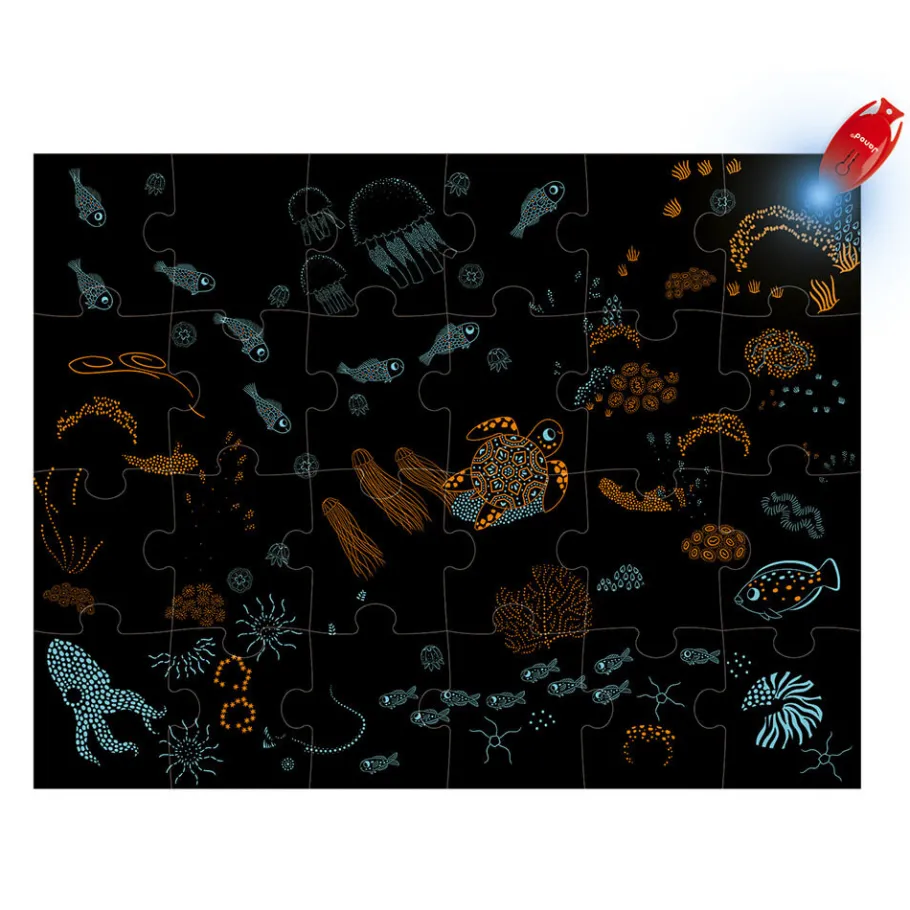 Janod Puzzle Magique l'Océan 24 pièces* Puzzles Éducatifs|Puzzles 20 À 49 Pièces
