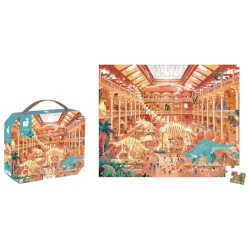Janod Puzzle Musée Histoire Naturelle 100 pièces* Puzzles Fabriqués En France|Puzzles 50 À 149 Pièces