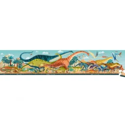 Janod Puzzle Panoramique Dino* Puzzles Fabriqués En France|Puzzles Éducatifs