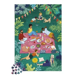 Janod Puzzle Pique-nique Entre Amis 1000 pièces* Puzzles 500 À 2000 Pièces