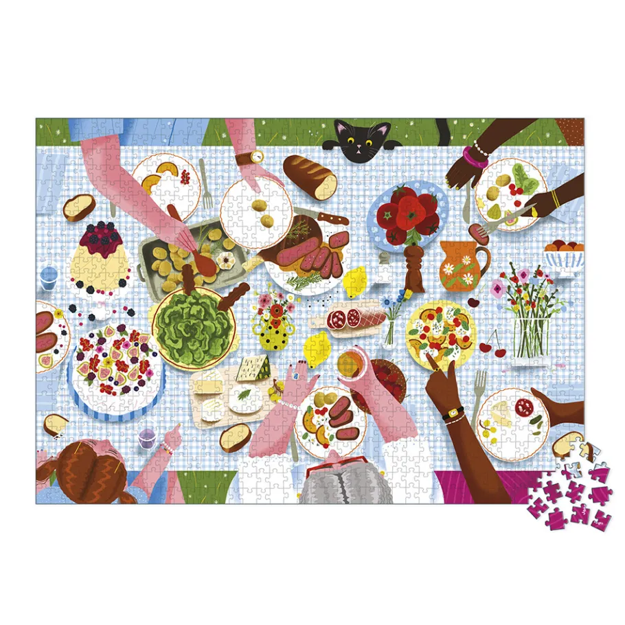 Janod Puzzle Repas De Famille 1000 pièces* Puzzles 500 À 2000 Pièces