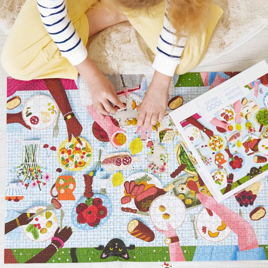 Janod Puzzle Repas De Famille 1000 pièces* Puzzles 500 À 2000 Pièces