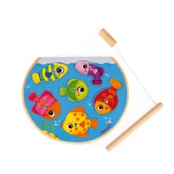 Janod Puzzle Speedy Fish (bois)* Puzzles Magnétiques|Jouets Magnétiques