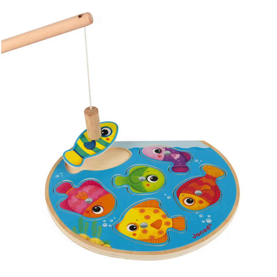 Janod Puzzle Speedy Fish (bois)* Puzzles Magnétiques|Jouets Magnétiques