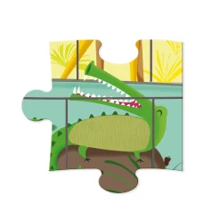 Janod Puzzle Tactile 'Journée Zoo' 20 pièces* Puzzles 20 À 49 Pièces