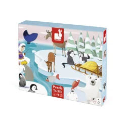 Janod Puzzle Tactile 'La Banquise' 20 pièces* Puzzles 20 À 49 Pièces