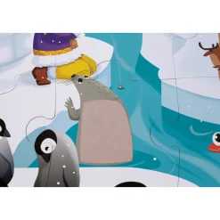 Janod Puzzle Tactile 'La Banquise' 20 pièces* Puzzles 20 À 49 Pièces