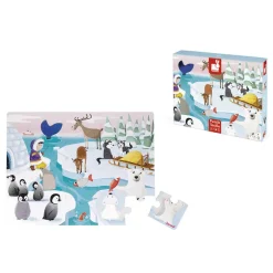 Janod Puzzle Tactile 'La Banquise' 20 pièces* Puzzles 20 À 49 Pièces