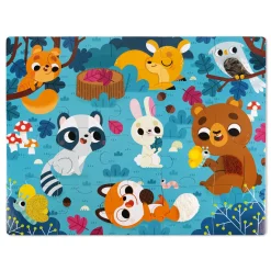 Janod Puzzle Tactile Les Animaux de la Forêt 20 pièces* Puzzles 20 À 49 Pièces