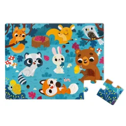 Janod Puzzle Tactile Les Animaux de la Forêt 20 pièces* Puzzles 20 À 49 Pièces