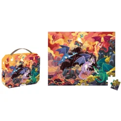 Janod Puzzle Terre de Dragons 54 pièces* Puzzles Fabriqués En France|Puzzles 50 À 149 Pièces