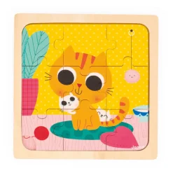 Janod Puzzle Trio* Puzzles En Bois Premier Âge|Puzzles En Bois Premier Âge