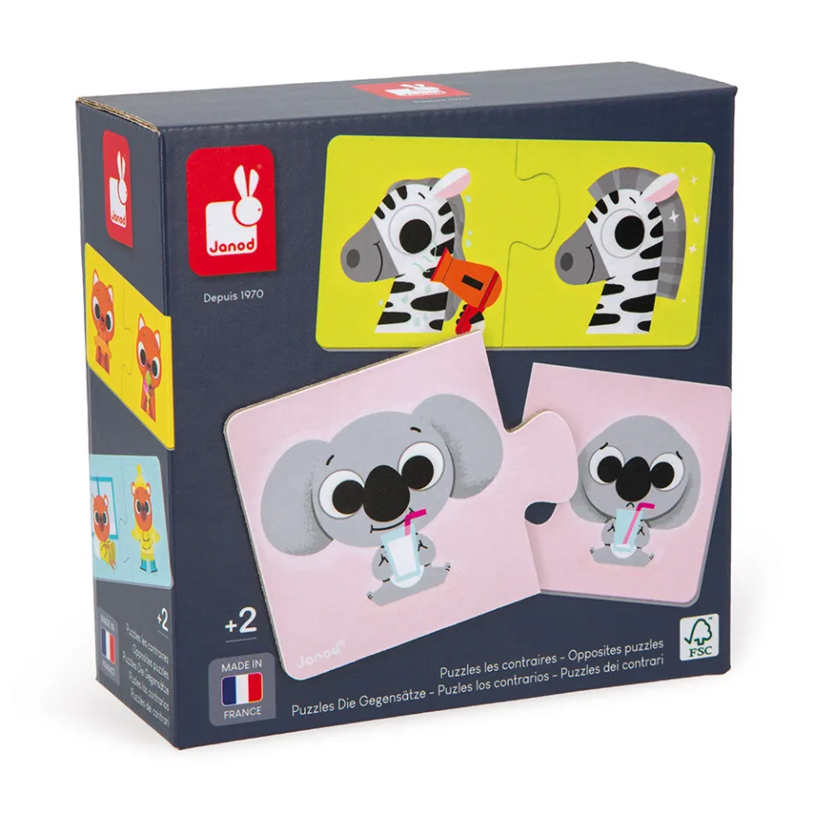 Janod Puzzles les Contraires* Puzzles 20 À 49 Pièces