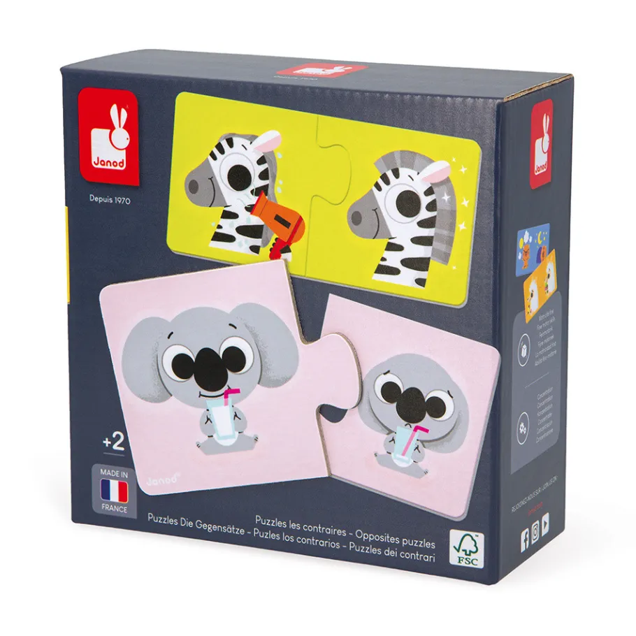 Janod Puzzles les Contraires* Puzzles 20 À 49 Pièces