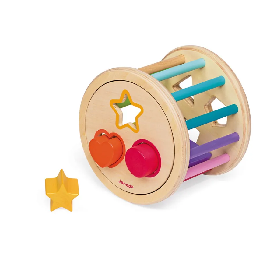 Janod Quizz des Formes I wood (bois)* Formes & Couleurs|Manipulation & Encastrement