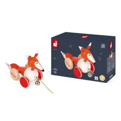 Janod Renard à Promener Zigolos (bois)* Jouets À Promener & À Pousser