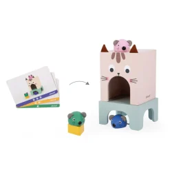 Janod Se Repérer dans l'Espace - Chat et Souris* Jeux Éducatifs Maternelle|Jeux Éducatifs Science & Géographie