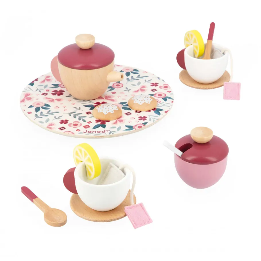 Janod Set à Thé Twist* Imitation Métiers|Cuisines, Dinettes & Marchandes