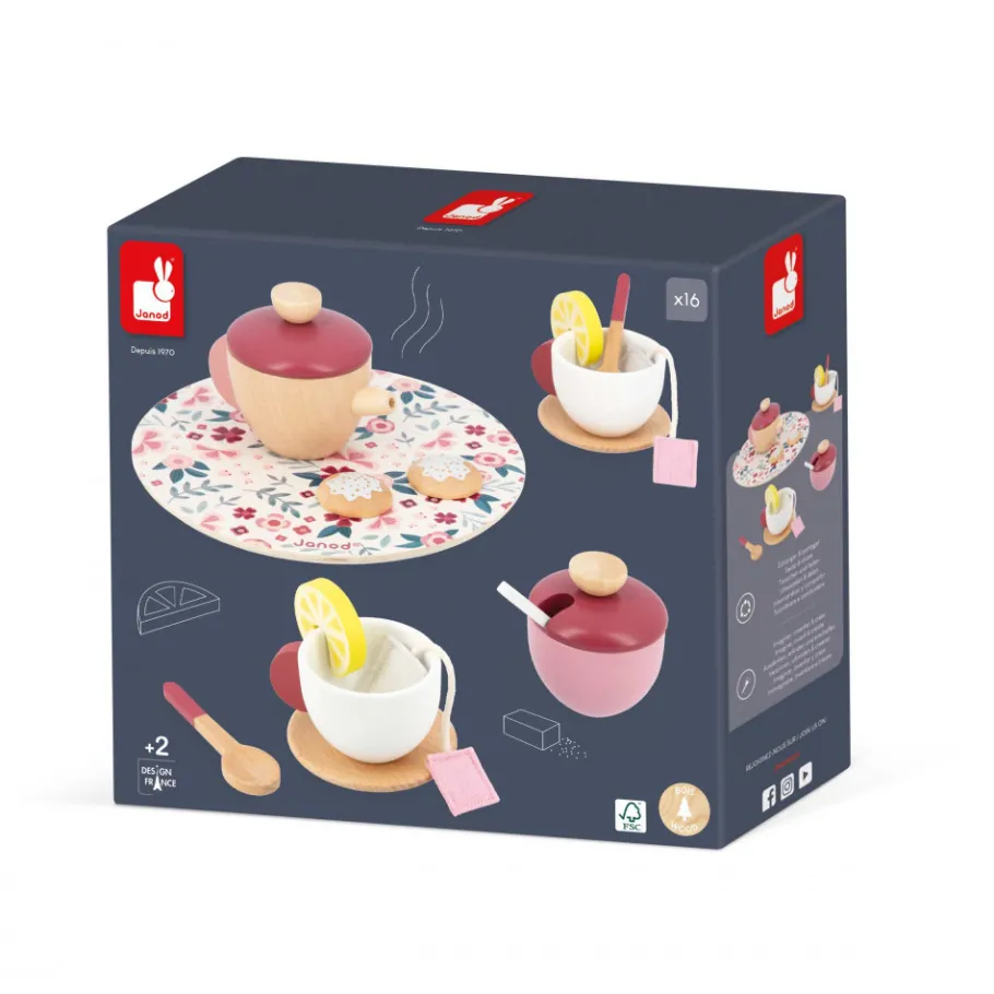 Janod Set à Thé Twist* Imitation Métiers|Cuisines, Dinettes & Marchandes