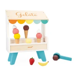 Janod Stand de Glaces* Imitation Métiers|Cuisines, Dinettes & Marchandes