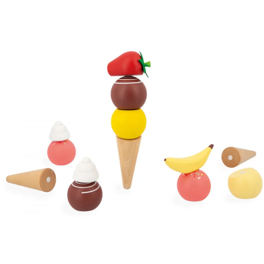Janod Stand de Glaces* Imitation Métiers|Cuisines, Dinettes & Marchandes
