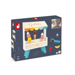 Janod Stand de Glaces* Imitation Métiers|Cuisines, Dinettes & Marchandes
