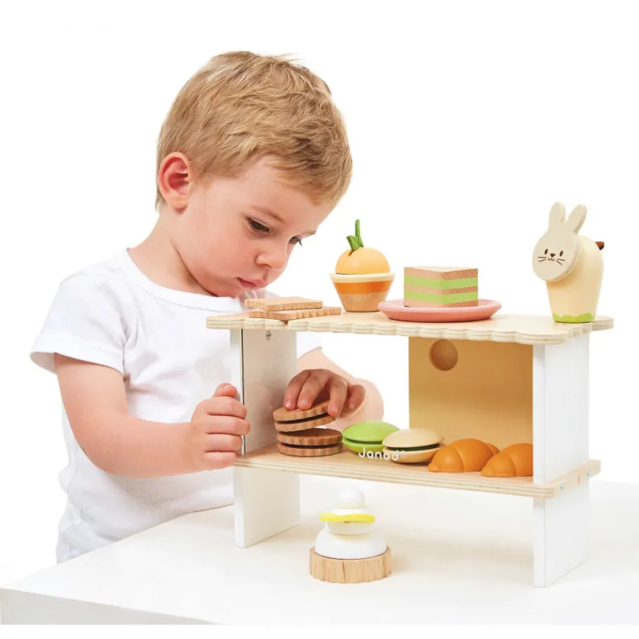 Janod Stand de Pâtisseries* Imitation Métiers|Cuisines, Dinettes & Marchandes