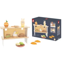 Janod Stand de Pâtisseries* Imitation Métiers|Cuisines, Dinettes & Marchandes
