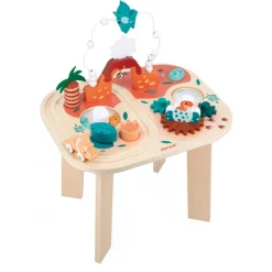 Janod Table d'Activités Dino* Formes & Couleurs|Bouliers, Loopings & Panneaux D'Activités