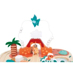 Janod Table d'Activités Dino* Formes & Couleurs|Bouliers, Loopings & Panneaux D'Activités