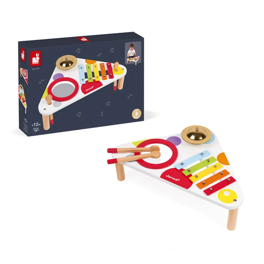 Janod Table Musicale Confetti (bois)* Jouets Musicaux|Jouets Musicaux