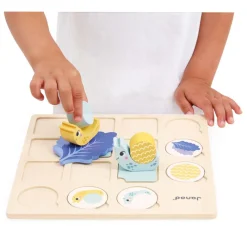Janod Tableau à Double Entrée - Escargots* Jeux Éducatifs Maternelle|Jeux Éducatifs Science & Géographie