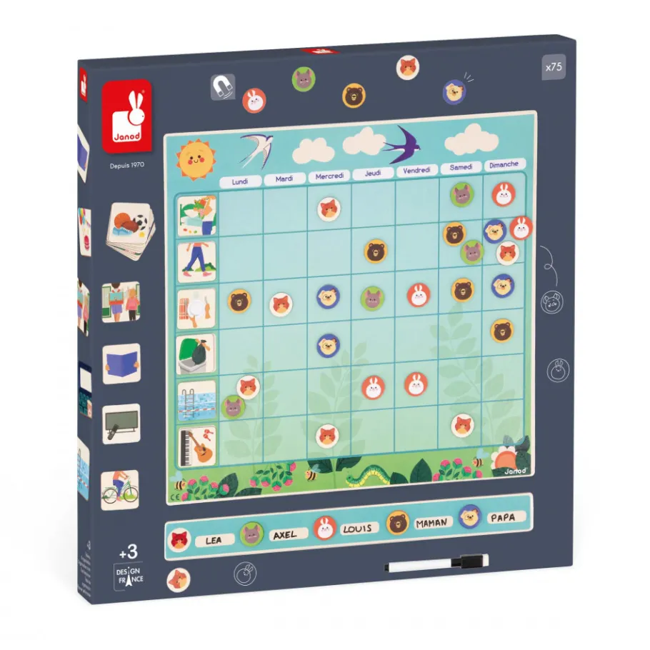 Janod Tableau d'Organisation* Tableaux, Ardoises & Magnets|Jeux Éducatifs Primaire