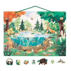 Janod Tableau Magnétique La Mare - Partenariat WWF®* Jeux Éducatifs Primaire|Jeux Éducatifs Maternelle