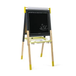 Janod Tableau Réglable gris et Jaune (bois)* Tableaux, Ardoises & Magnets|Jeux Éducatifs Primaire