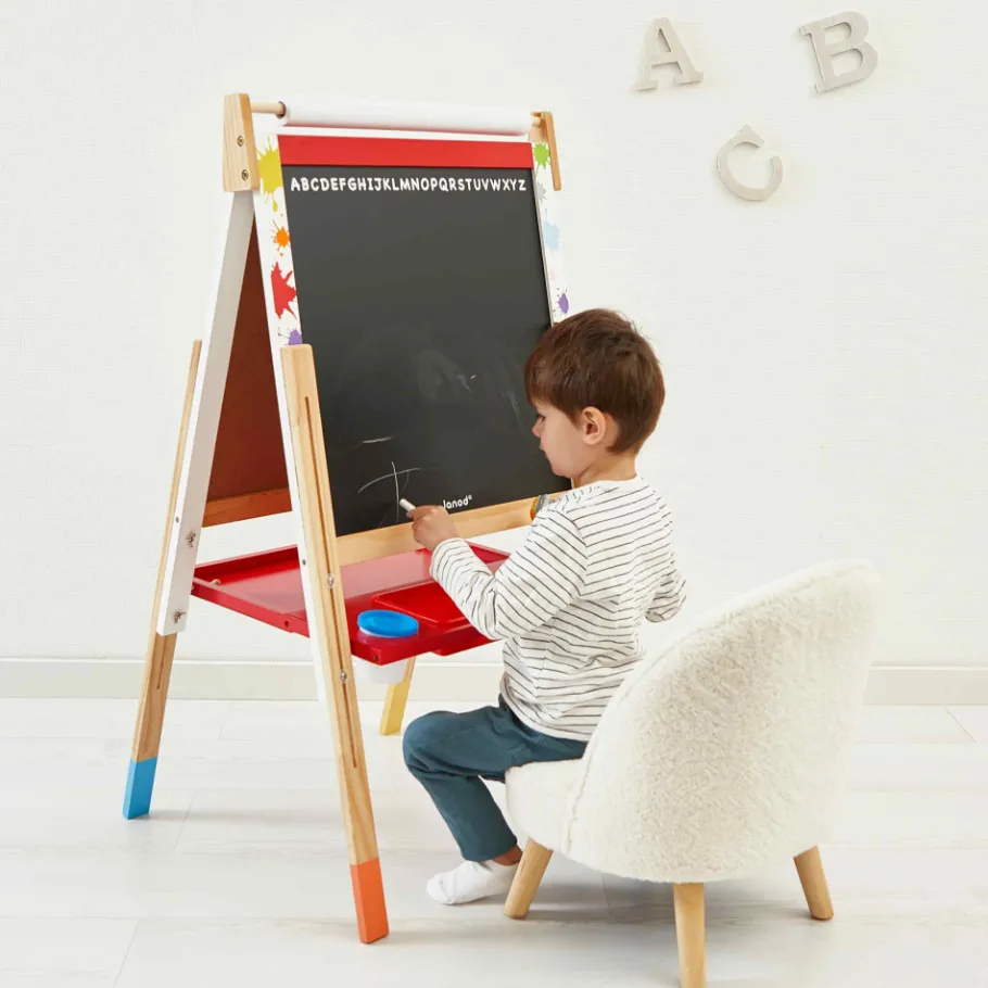 Janod Tableau Réglable Splash (bois)* Tableaux, Ardoises & Magnets|Jeux Éducatifs Primaire