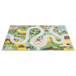 Janod Tapis avec circuit Campagne - Cross Roads* Tapis & Déco|Tables & Mobilier