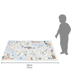 Janod Tapis avec circuit Vallée blanche - Cross Roads* Tapis & Déco|Tables & Mobilier