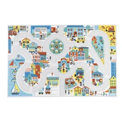 Janod Tapis avec circuit Ville - Cross Roads* Tapis & Déco|Tables & Mobilier