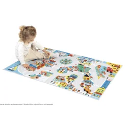 Janod Tapis avec circuit Ville - Cross Roads* Tapis & Déco|Tables & Mobilier