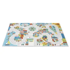 Janod Tapis avec circuit Ville - Cross Roads* Tapis & Déco|Tables & Mobilier