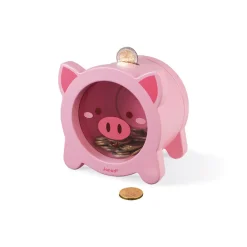 Janod Tirelire Cochon (bois)* Tapis & Déco