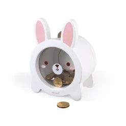 Janod Tirelire Lapin (bois)* Tapis & Déco