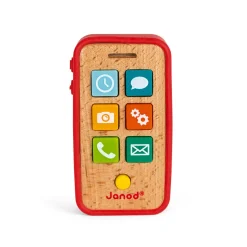 Janod Téléphone Sonore (bois et silicone)* Jouets Musicaux