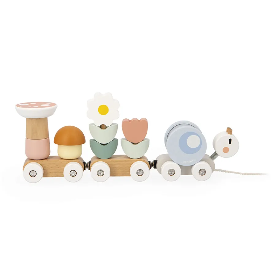 Janod Train à Tirer Sweet Cocoon* Formes & Couleurs|Jouets Magnétiques